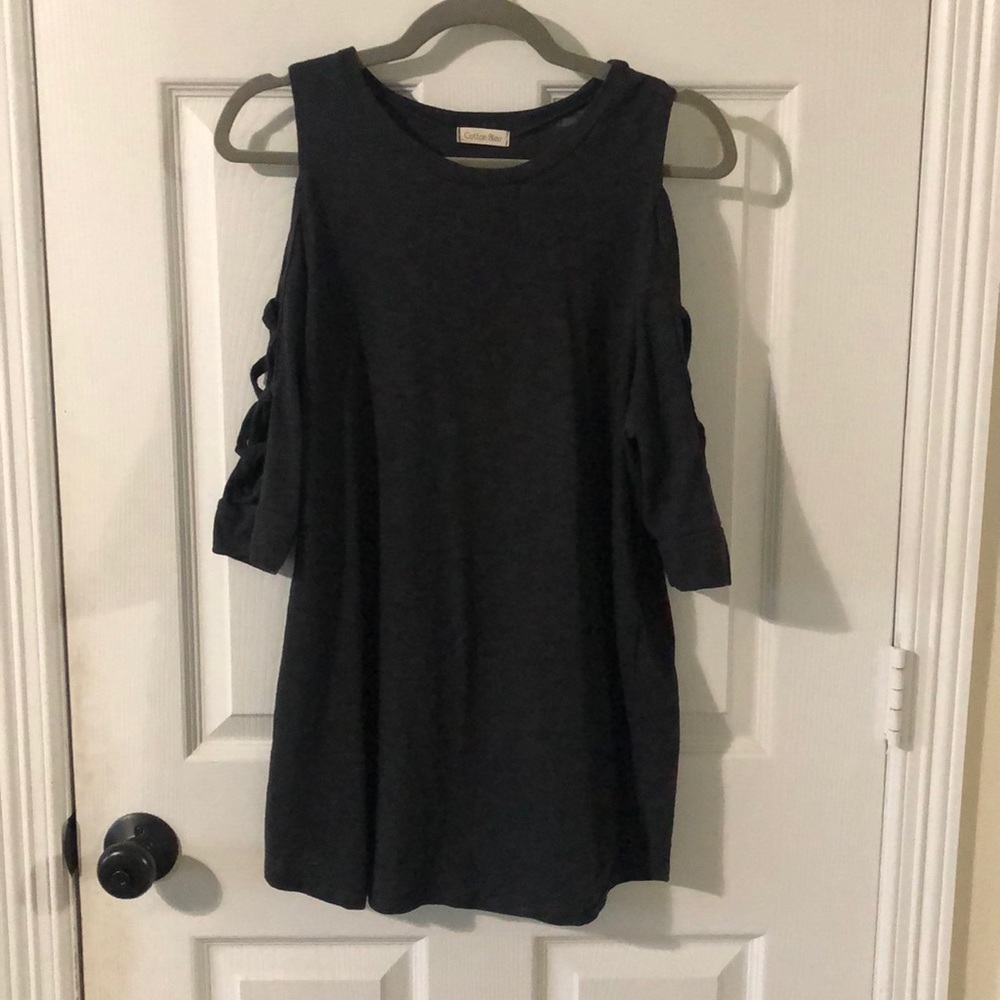 Gray blouse